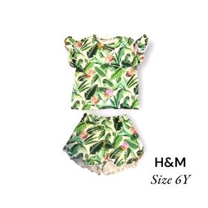 H and m two piece tropical set size 5/6